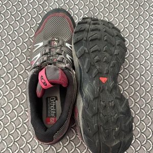 Hiking shoes. Worn for one week at camp